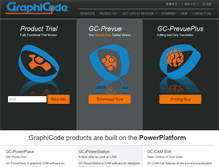 Tablet Screenshot of graphicode.com